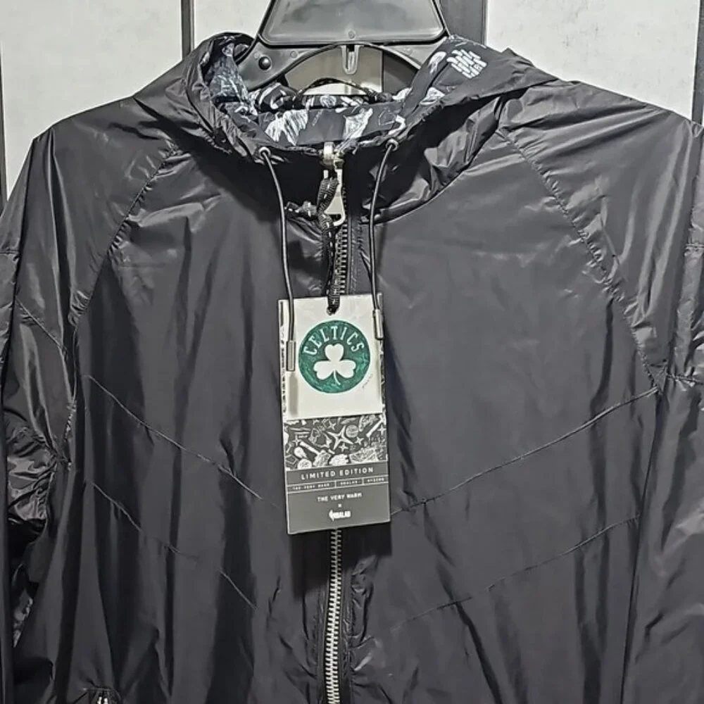 Boston Celtics The Very Warm x NBALab Reversible Windbreaker Jacket Medium New - Picture 6 of 12